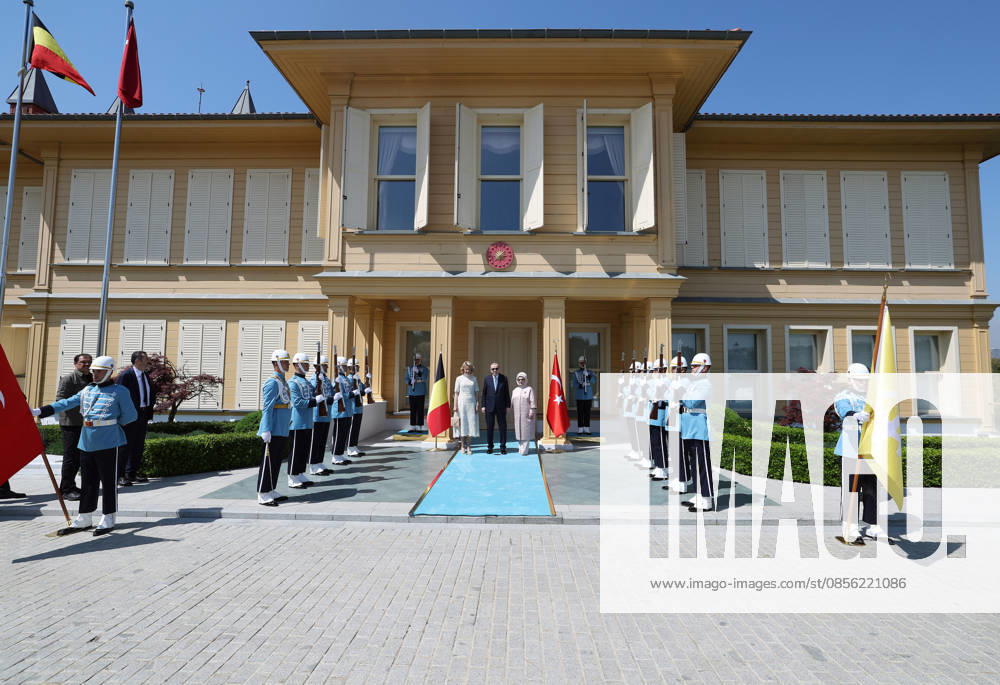Turkish President Recep Tayyip Erdogan ISTANBUL, TURKIYE - MAY 11: (---- - MANDATORY CREDIT - TURKISH PRESIDENCY MUSTAFA KAMACI HANDOUT - NO MARKETING NO ADVERTISING CAMPAIGNS - DISTRIBUTED AS A SERVICE TO CLIENTS----) Turkish President Recep Tayyip Erdogan and Turkish First Lady Emine Erdogan meet with Queen Mathilde of Belgium at Dolmabahce Palace in Istanbul, Turkiye, on May 11, 2026. TUR Presidency Mustafa Kamaci Anadolu Istanbul Turkey. Editorial use only. Please get in touch for any other usage.