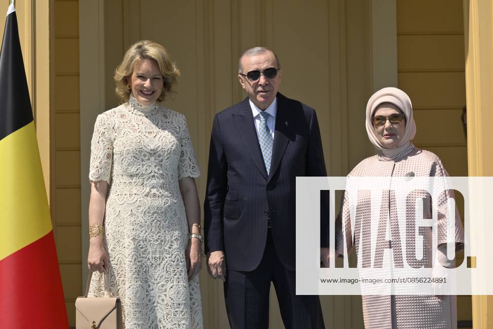 Queen Mathilde Attends 2026 Turkey Economic Mission ISTANBUL, TURKEY - MAY 11: Queen Mathilde of Belgium pictured meeting with President Erdogan and the First Lady during the Belgian Economic Mission to the Republic of Turkey, on May 11, 2026 in Istanbul, Turkey, 11 05 2026 Istanbul Turkey