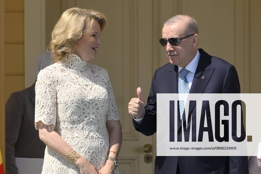 Queen Mathilde Attends 2026 Turkey Economic Mission ISTANBUL, TURKEY - MAY 11: Queen Mathilde of Belgium pictured meeting with President Erdogan and the First Lady during the Belgian Economic Mission to the Republic of Turkey, on May 11, 2026 in Istanbul, Turkey, 11 05 2026 Istanbul Turkey