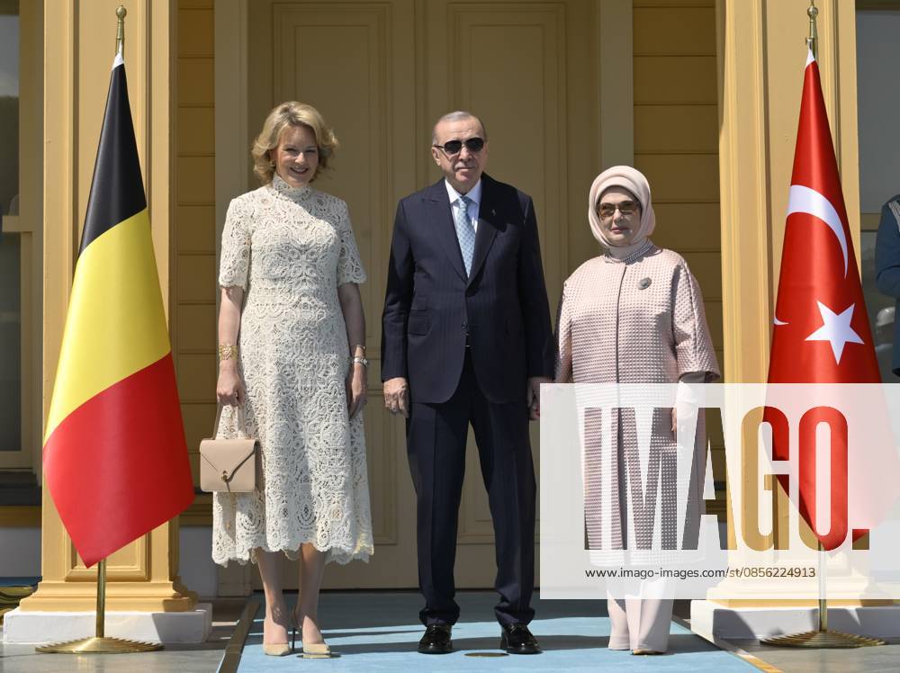 Queen Mathilde Attends 2026 Turkey Economic Mission ISTANBUL, TURKEY - MAY 11: Queen Mathilde of Belgium pictured meeting with President Erdogan and the First Lady during the Belgian Economic Mission to the Republic of Turkey, on May 11, 2026 in Istanbul, Turkey, 11 05 2026 Istanbul Turkey