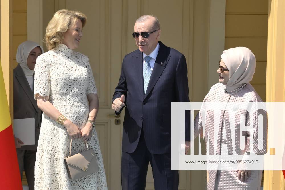 Queen Mathilde Attends 2026 Turkey Economic Mission ISTANBUL, TURKEY - MAY 11: Queen Mathilde of Belgium pictured meeting with President Erdogan and the First Lady during the Belgian Economic Mission to the Republic of Turkey, on May 11, 2026 in Istanbul, Turkey, 11 05 2026 Istanbul Turkey