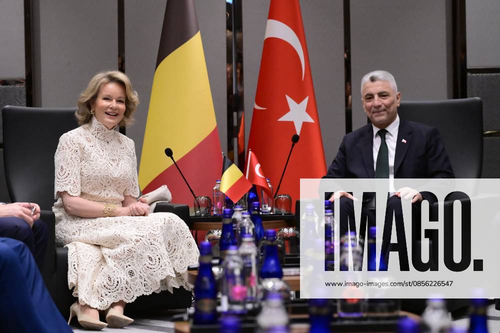 Queen Mathilde Attends 2026 Turkey Economic Mission ISTANBUL, TURKEY - MAY 11: Queen Mathilde of Belgium pictured during the official launch event of the mission in presence of Omer Bolat, Minister of Trade during the Belgian Economic Mission to the Republic of Turkey on May 11, 2026 in Istanbul, Turkey, 11 05 2026 Istanbul Turkey