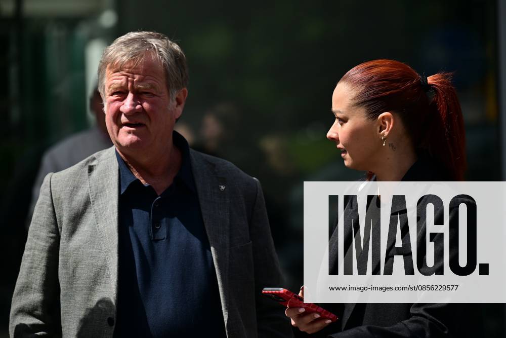 Lotte Vanwezemael and pictured during the funeral ceremony for Belgian media figure Hans Otten, Monday 11 May 2026 in Mechelen. Otten died on May 5. DIRKxWAEM 173489596