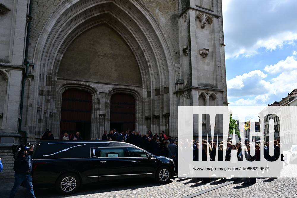 The funeral ceremony for Belgian media figure Hans Otten, Monday 11 May 2026 in Mechelen. Otten died on May 5. DIRKxWAEM 173489597
