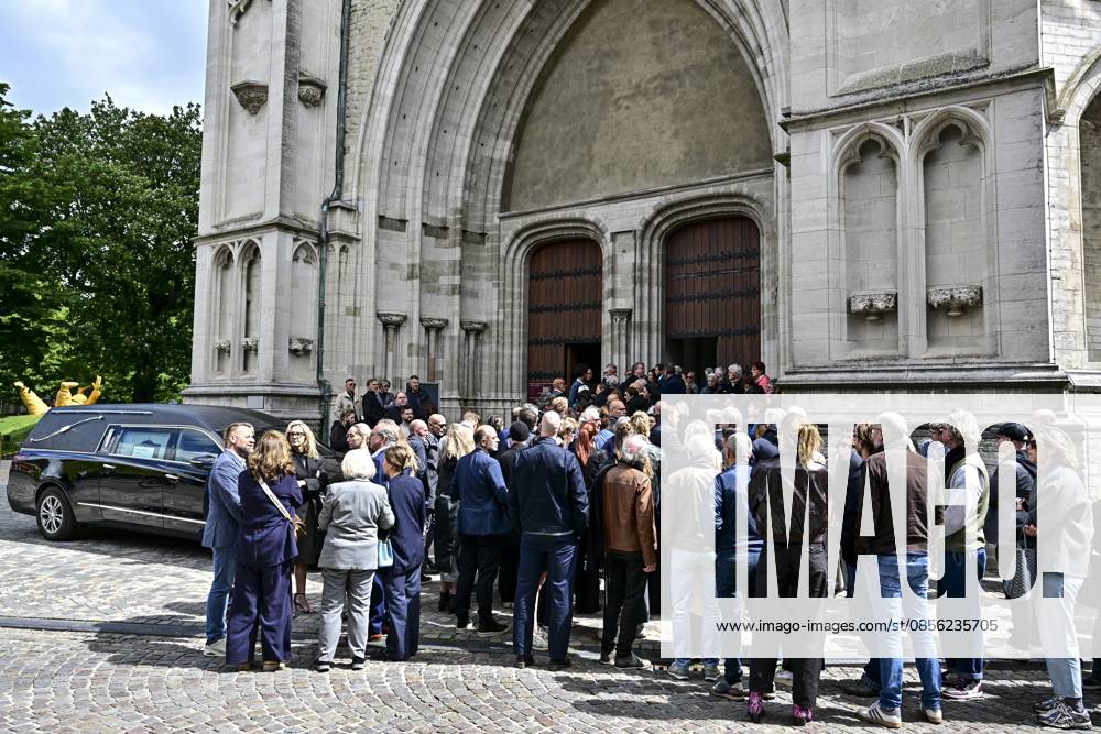 The funeral ceremony for Belgian media figure Hans Otten, Monday 11 May 2026 in Mechelen. Otten died on May 5. DIRKxWAEM 173493356