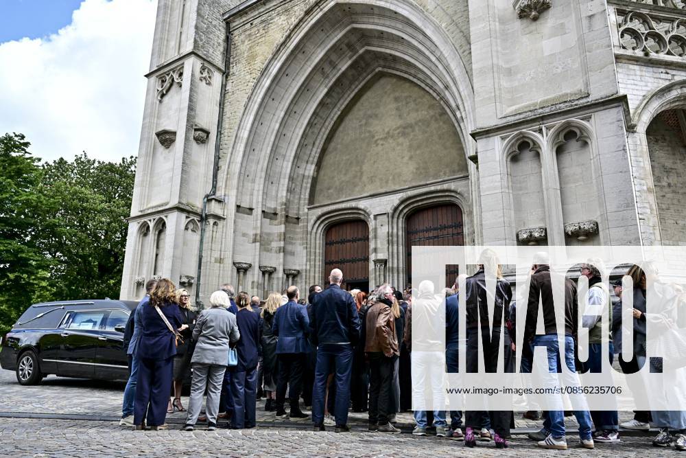The funeral ceremony for Belgian media figure Hans Otten, Monday 11 May 2026 in Mechelen. Otten died on May 5. DIRKxWAEM 173493357