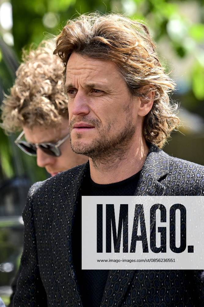 Television producer Tim Van Aelst attends the funeral ceremony for Belgian media figure Hans Otten, Monday 11 May 2026 in Mechelen. Otten died on May 5. DIRKxWAEM 173495567