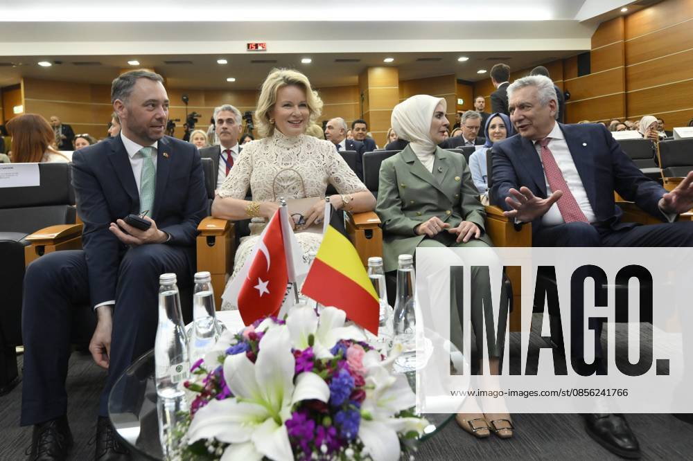 Queen Mathilde Attends 2026 Turkey Economic Mission ISTANBUL, TURKEY - MAY 11: Maxime Prevot (Les Engages), Deputy Prime Minister and Minister of Foreign Affairs foreign of Federal Government and Queen Mathilde of Belgium pictured attending The business world and entrepreneurship as drivers of women s empowerment during the Belgian Economic Mission to the Republic of Turkey on May 11, 2026 in Istanbul, Turkey, 11 05 2026 Istanbul Turkey