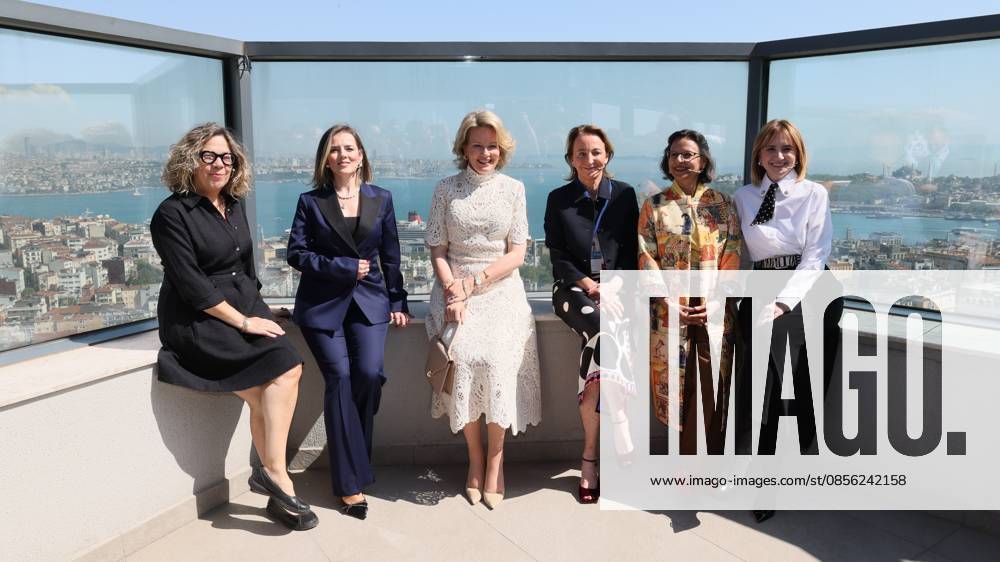 Queen Mathilde of Belgium (C) pictured at the event the business world and entrepreneurship as drivers of women s empowerment discussion, on day two of a Belgian economic mission to Turkey, in Istanbul on Monday 11 May 2026. The Queen of the Belgians is visiting Turkey from 10 to 14 May. BENOITxDOPPAGNE 173502208