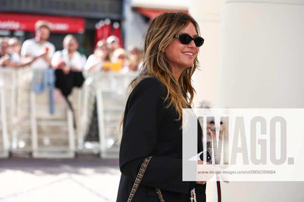 Cannes, Cote D azur, France: HEIDI KLUM arrives in Cannes one day ahead of the 79th Annual Cannes Film Festival in Cannes, France Cannes France - ZUMAc179 20260511_zep_c179_006