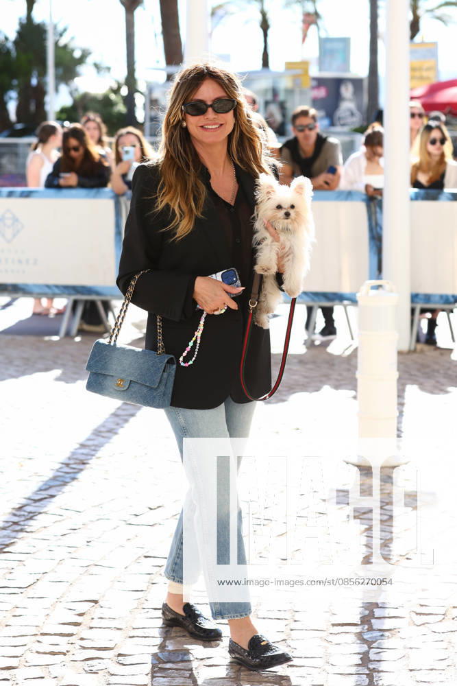 Cannes, Cote D azur, France: HEIDI KLUM arrives in Cannes one day ahead of the 79th Annual Cannes Film Festival in Cannes, France Cannes France - ZUMAc179 20260511_zep_c179_012
