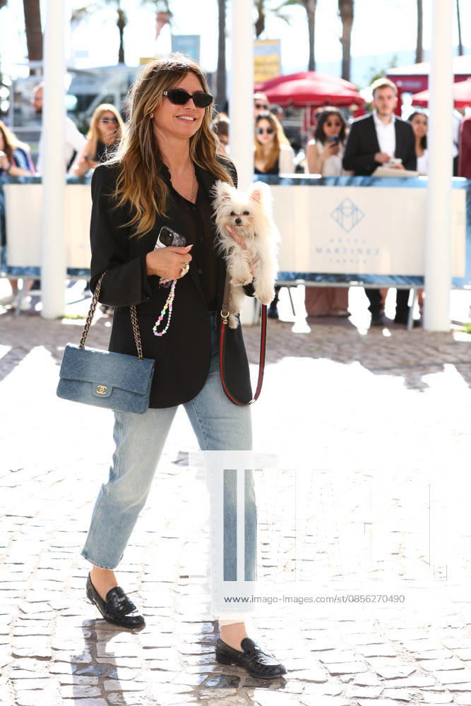 Cannes, Cote D azur, France: HEIDI KLUM arrives in Cannes one day ahead of the 79th Annual Cannes Film Festival in Cannes, France Cannes France - ZUMAc179 20260511_zep_c179_021