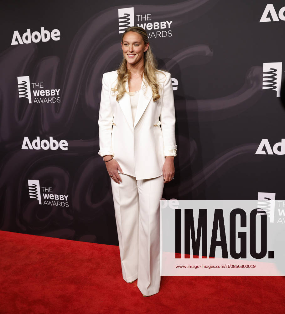 Kylie Kelce arrives on the red carpet at the 30th Annual Webby Awards at Cipriani Wall Street on Monday, May 11, 2026 in New York City. NYP20260511208 JOHNxANGELILLO