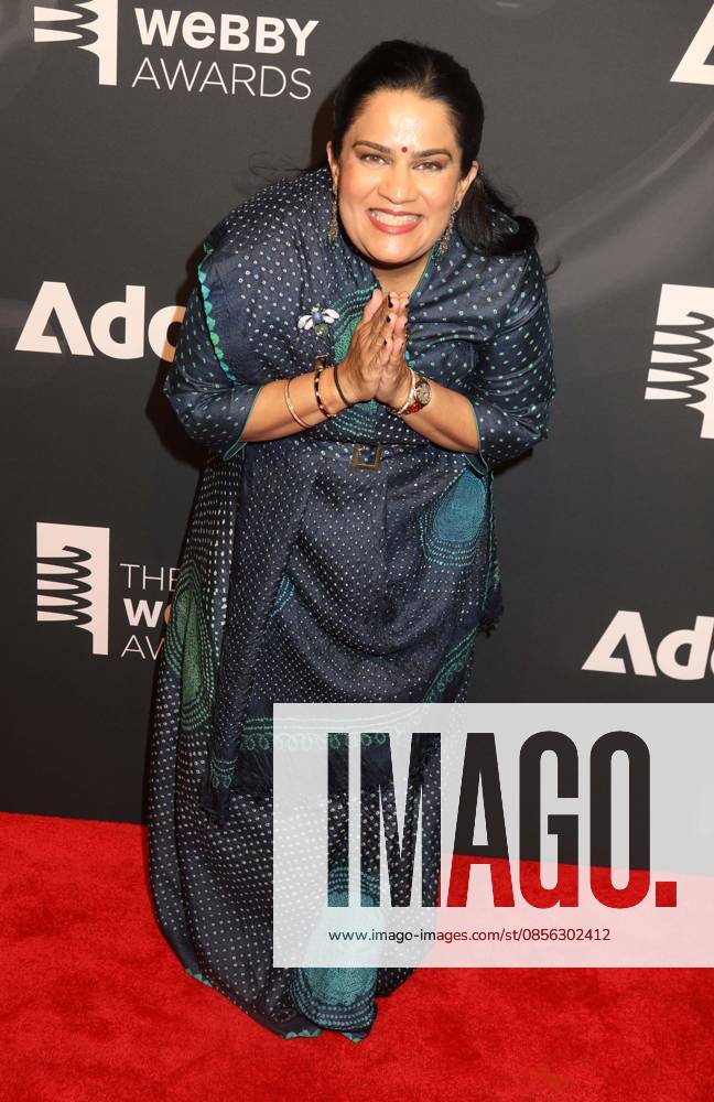 Indian comedian ZARNA GARG seen during the red carpet arrivals for the 30th Annual Webby Awards held at Cipriani Wall Street. New York USA - ZUMAk03_ 20260511_zaf_k03_015