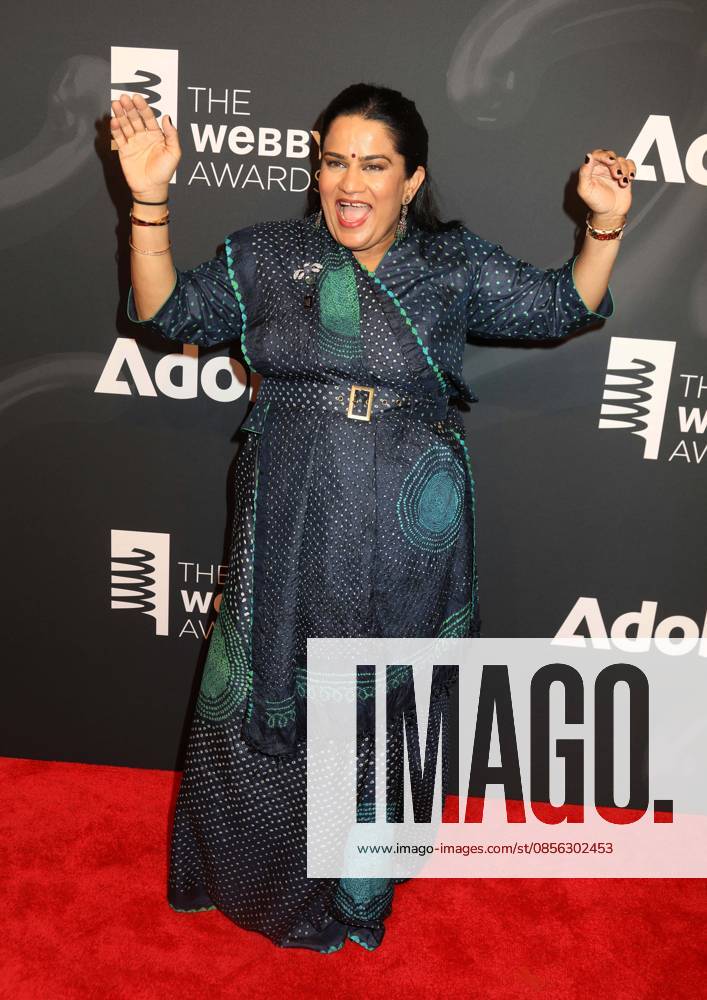 Indian comedian ZARNA GARG seen during the red carpet arrivals for the 30th Annual Webby Awards held at Cipriani Wall Street. New York USA - ZUMAk03_ 20260511_zaf_k03_020