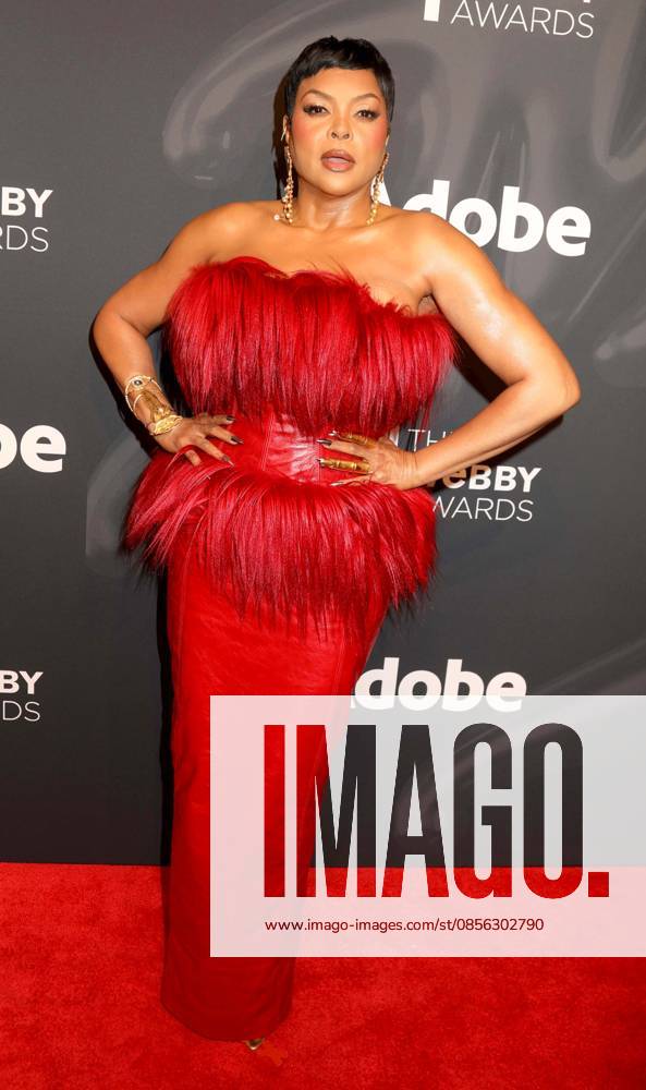 Actor TARAJI P. HENSON seen during the red carpet arrivals for the 30th Annual Webby Awards held at Cipriani Wall Street. New York USA - ZUMAk03_ 20260511_zaf_k03_077