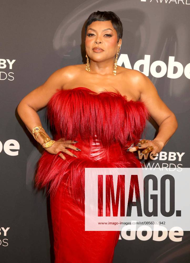 Actor TARAJI P. HENSON seen during the red carpet arrivals for the 30th Annual Webby Awards held at Cipriani Wall Street. New York USA - ZUMAk03_ 20260511_zaf_k03_081