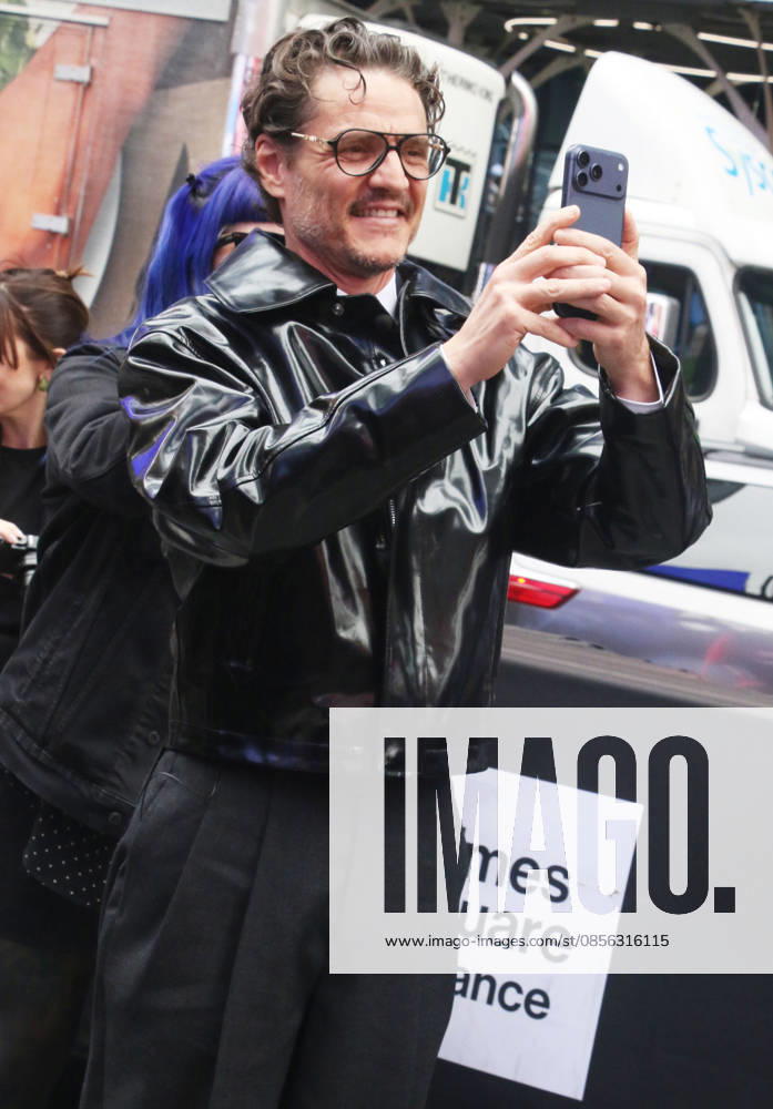 NEW YORK, NY- MAY 11: Pedro Pascal visits Times Square as part of a massive promotional blitz for his new film, The Mandalorian & Grogu on May 11, 2026 in New York City.