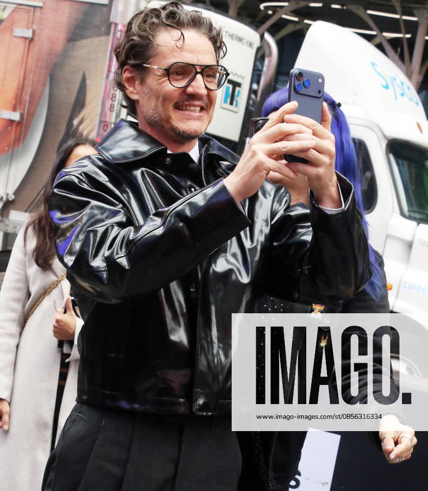 NEW YORK, NY- MAY 11: Pedro Pascal visits Times Square as part of a massive promotional blitz for his new film, The Mandalorian & Grogu on May 11, 2026 in New York City.