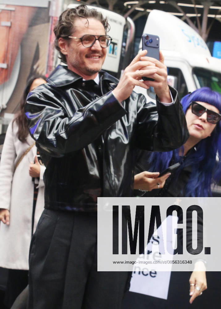 NEW YORK, NY- MAY 11: Pedro Pascal visits Times Square as part of a massive promotional blitz for his new film, The Mandalorian & Grogu on May 11, 2026 in New York City.