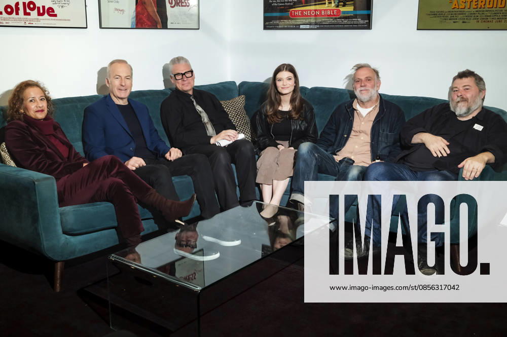 Samira Ahmed, Bob Odenkirk, Mark Kermode, Leisa Gwenllian, Marc Evans and Ben Wheatley in the talk show Mark Kermode Live in 3D at BFI Southbank London, 11 05 2026 Foto:xJ.xEdwardsx xFuturexImagex kermode_6501