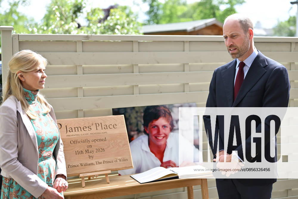 The Prince Of Wales Officially Opens James Place Birmingham BIRMINGHAM, ENGLAND - MAY 11: Prince William, Prince of Wales during the official opening of James Place Birmingham on May 11, 2026 in Birmingham, England. With established centres in Liverpool, London and Newcastle, the charity aims to provide free, rapid-access therapy and life-saving support for men in suicidal crisis., Credit:Eamonn M. McCormack PA ROTA - B68 Avalon United Kingdom, England, Birmingham