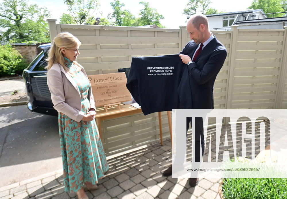 The Prince Of Wales Officially Opens James Place Birmingham BIRMINGHAM, ENGLAND - MAY 11: Prince William, Prince of Wales during the official opening of James Place Birmingham on May 11, 2026 in Birmingham, England. With established centres in Liverpool, London and Newcastle, the charity aims to provide free, rapid-access therapy and life-saving support for men in suicidal crisis., Credit:Eamonn M. McCormack PA ROTA - B68 Avalon United Kingdom, England, Birmingham