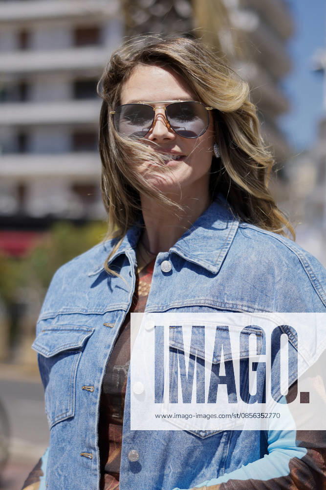 Cannes Heidi Klum Exits Martinez MP Cannes, France- May 12: Heidi Klum arrives to Hotel Martinez beach restaurant during 79th Festival of Cannes, on May 12, 2026 in Cannes, France. Photo by Marco Piovanotto ABACAPRESS:COM Cannes France