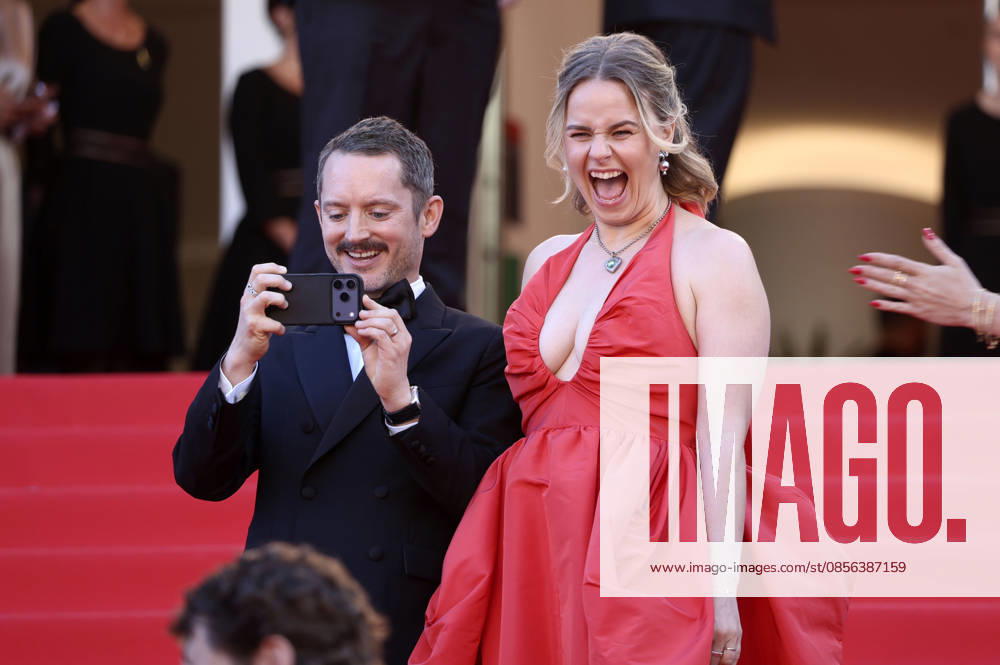 Elijah Wood with wife Mette Marie Kongsved at the Opening Ceremony with the premiere of the feature film La VÃ nus Electrique The Electric Kiss at the Festival de Cannes 2026 79 Cannes International Film Festival at the Palais des Festivals Cannes, 12 05 2026 Foto:xD.xBedrosianx xFuturexImagex opening_6533