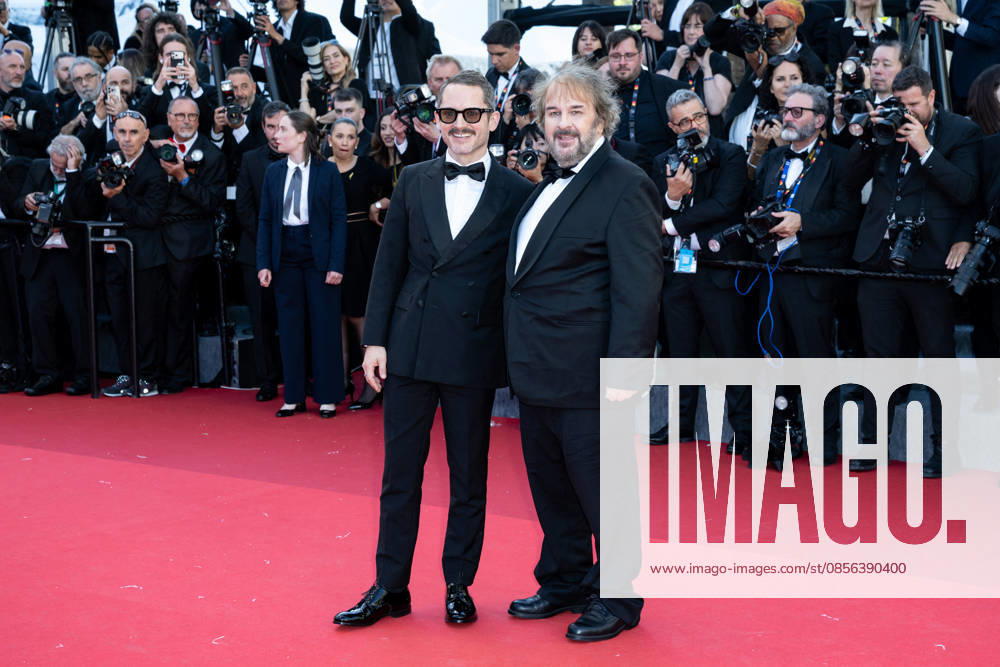 Cannes Opening NG Peter Jackson and Elijah Wood attending the ‘The Electric Kiss (La Venus Electrique)’ Screening and Opening Ceremony Red Carpet at Palais Des Festivals in Cannes, France on May 12 2026 as part of the 79th Cannes Film Festival. Photo by Nicolas Genin ABACAPRESS.COM Cannes France