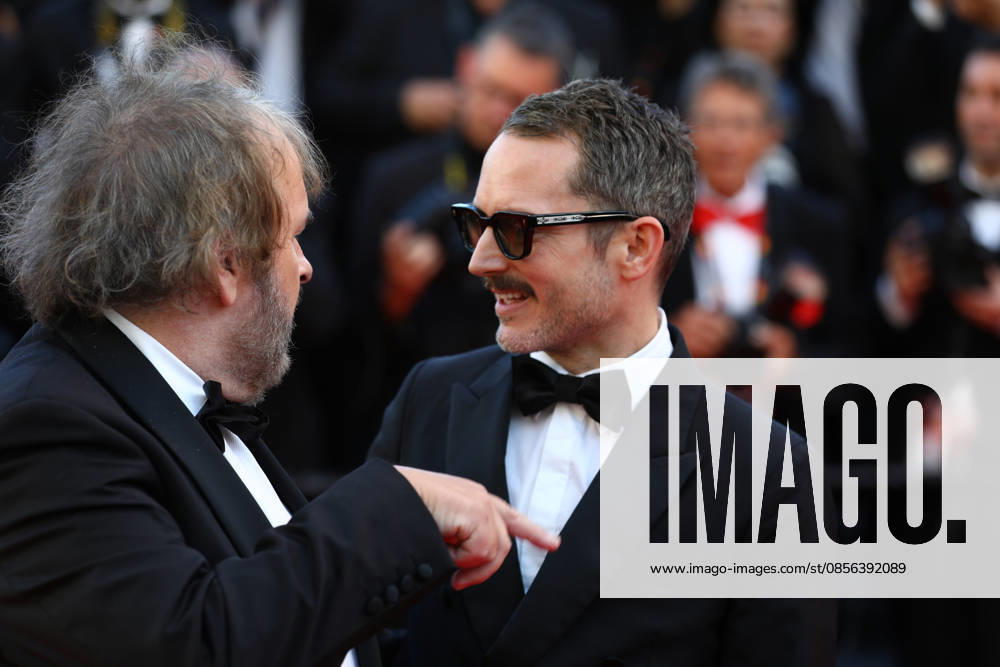 Cannes, Cote D azur, France: PETER JACKSON and ELIJAH WOOD during the red carpet for the premiere screening of THE ELECTRIC KISS at the 79th Annual Cannes Film Festival at Palais des Festivals in Cannes, France Cannes France - ZUMAc179 20260512_zep_c179_135