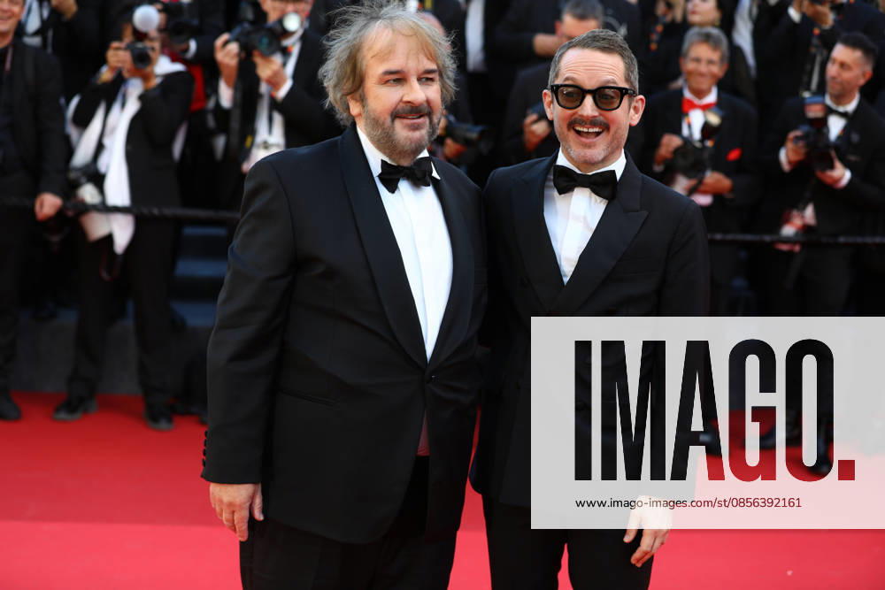 Cannes, Cote D azur, France: PETER JACKSON and ELIJAH WOOD during the red carpet for the premiere screening of THE ELECTRIC KISS at the 79th Annual Cannes Film Festival at Palais des Festivals in Cannes, France Cannes France - ZUMAc179 20260512_zep_c179_137