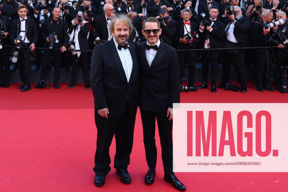 Cannes, Cote D azur, France: PETER JACKSON and ELIJAH WOOD during the red carpet for the premiere screening of THE ELECTRIC KISS at the 79th Annual Cannes Film Festival at Palais des Festivals in Cannes, France Cannes France - ZUMAc179 20260512_zep_c179_170