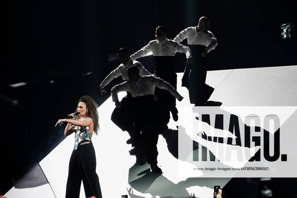 Europe, Austria, Vienna 70 Eurovision Song Contest 2026 in the Wiener Stadthalle Semi final 1 ALICJA with the song Pray for Poland