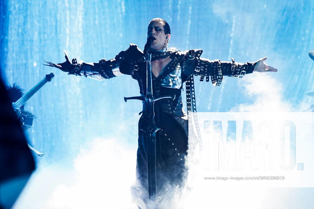 Europe, Austria, Vienna 70 Eurovision Song Contest 2026 in the Wiener Stadthalle Semi final 1 LAVINA with the song Kraj Mene for Serbia