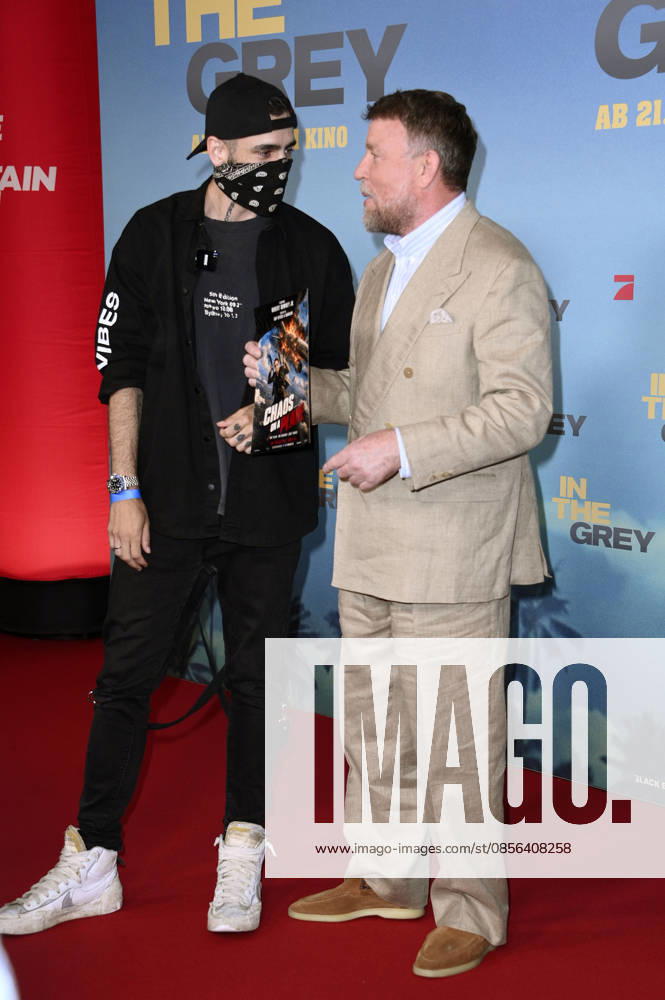 Danero and Guy Ritchie at the special screening of the movie In The Grey at Zoo Palast Berlin, 12 05 2026 Foto:xN.xKubelkax xFuturexImagex grey_6594