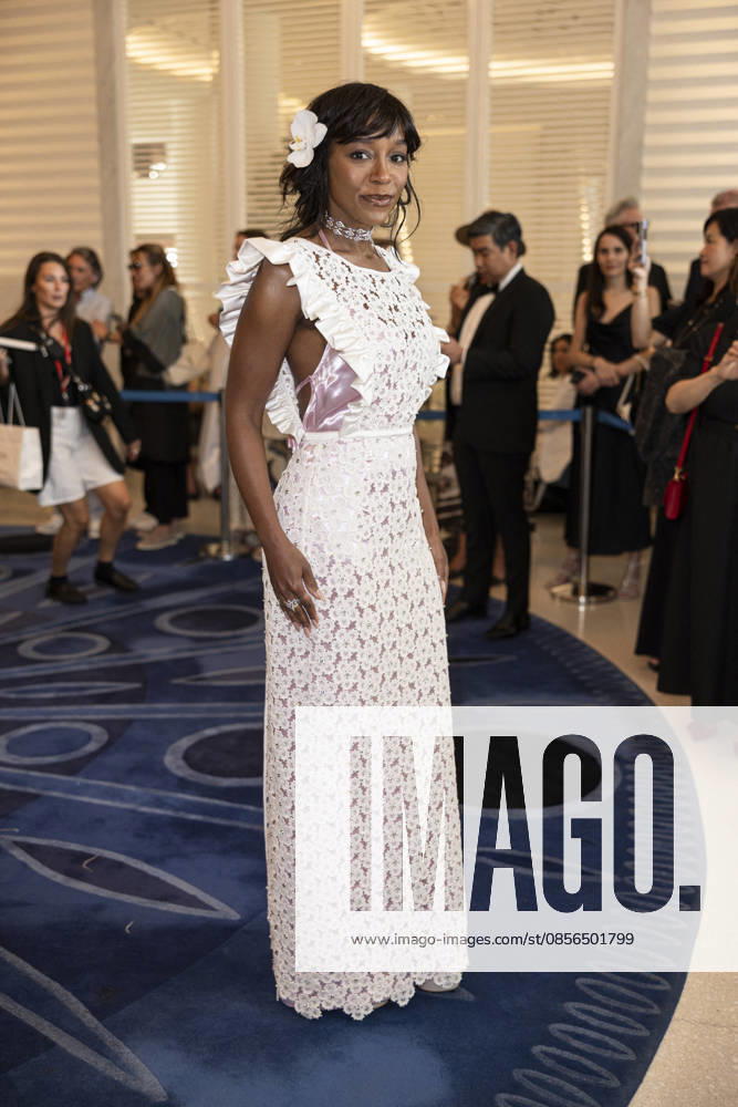 Cannes Aja Naomi King Exits Martinez MP Cannes, France- May 13: Aja Naomi King leaves Hotel Martinez during 79th Festival of Cannes, on May 13, 2026 in Cannes, France. Photo by Marco Piovanotto ABACAPRESS:COM Cannes France
