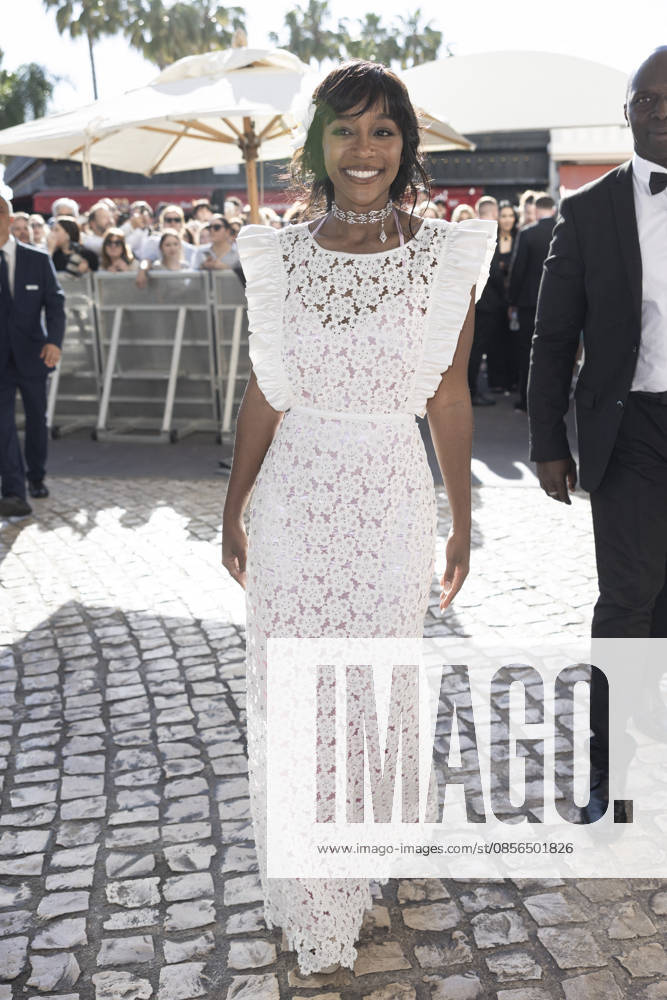 Cannes Aja Naomi King Exits Martinez MP Cannes, France- May 13: Aja Naomi King leaves Hotel Martinez during 79th Festival of Cannes, on May 13, 2026 in Cannes, France. Photo by Marco Piovanotto ABACAPRESS:COM Cannes France