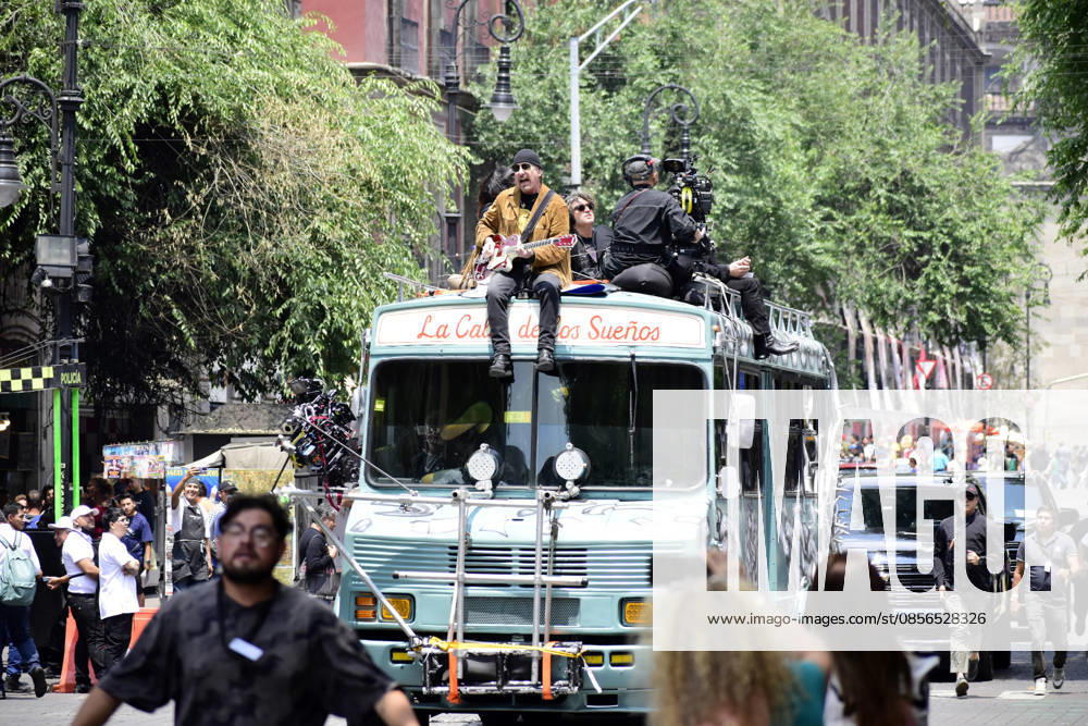 The Edge, guitarist of the Irish band U2, at the filming set for the upcoming music video Street of Dreams in Mexico City Downtown. on May 13, 2026 in Mexico City, Mexico. Mexico City Mexico - ZUMAe321 20260513_zea_e321_008