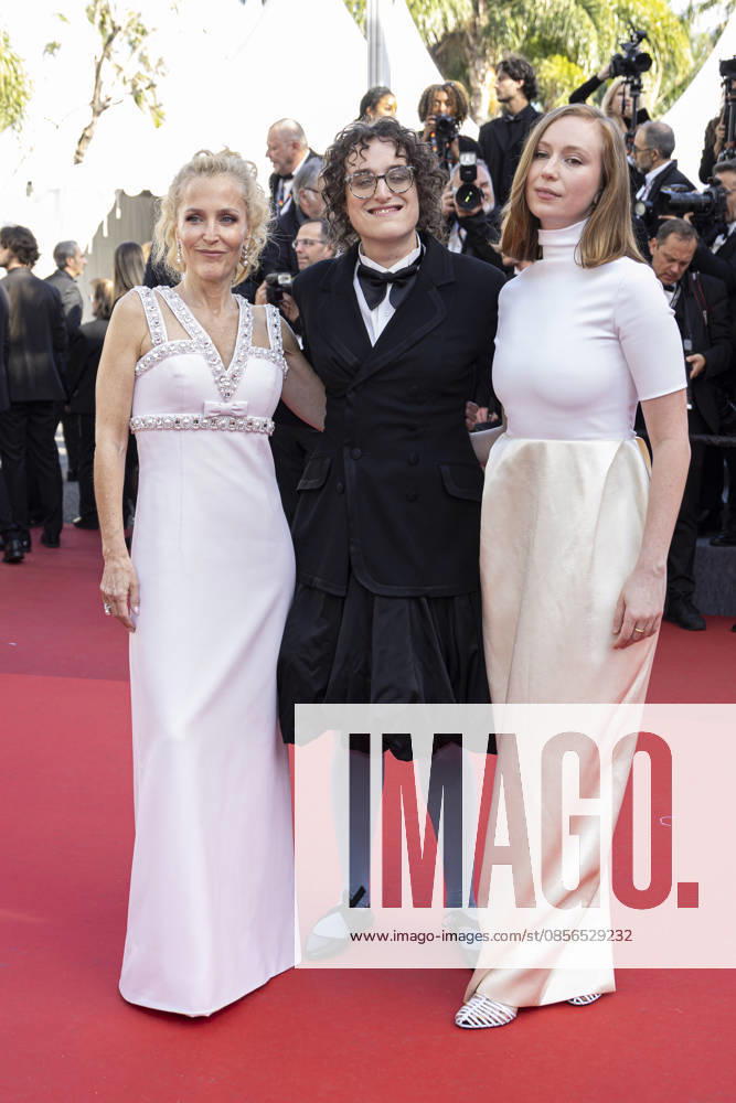 La vie d une Femme (A women s life) Screening at the 79th Cannes Film Festival Hannah Einbinder, Jane Schoenbrun, Gillian Anderson attend the La Vie D Une Femme screening during the 79th annual Cannes Film Festival at Palais des Festivals on May 13, 2026 in Cannes, France.