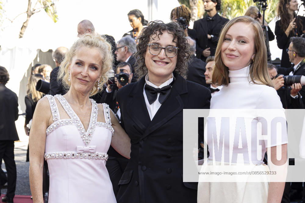 La vie d une Femme (A women s life) Screening at the 79th Cannes Film Festival Hannah Einbinder, Jane Schoenbrun, Gillian Anderson attend the La Vie D Une Femme screening during the 79th annual Cannes Film Festival at Palais des Festivals on May 13, 2026 in Cannes, France.