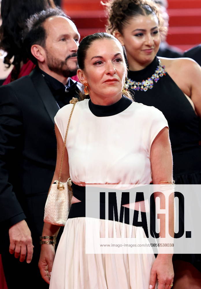 Mickaëlle Paty sister of Samuel Paty Descente des marches du film Labandon lors du 79ème Festival International du Film de Cannes, le 13 mai 2026 Jacovides Moreau Bestimage People leaving the red carpet for Forsaken at the 79th Cannes International Film Festival on May 13, 2026 Cannes France
