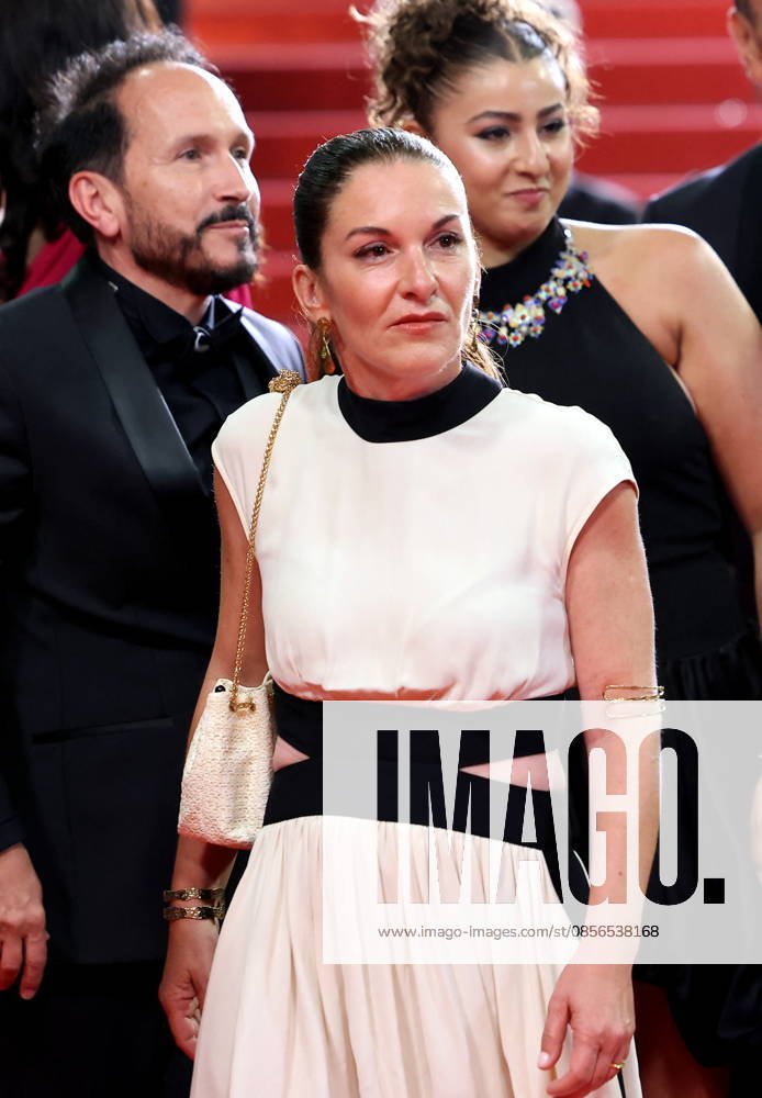 Mickaëlle Paty sister of Samuel Paty Descente des marches du film Labandon lors du 79ème Festival International du Film de Cannes, le 13 mai 2026 Jacovides Moreau Bestimage People leaving the red carpet for Forsaken at the 79th Cannes International Film Festival on May 13, 2026 Cannes France