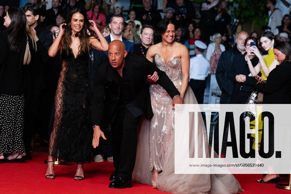 Cannes - The Fast And The Furious Screening LZ Jordana Brewster, Vin Diesel and Michelle Rodriguez attending the The Fast And The Furious screening during the 79th annual Cannes Film Festival at Palais des Festivals on May 13, 2026 in Cannes, France. Photo by Laurent Zabulon ABACAPRESS.COM