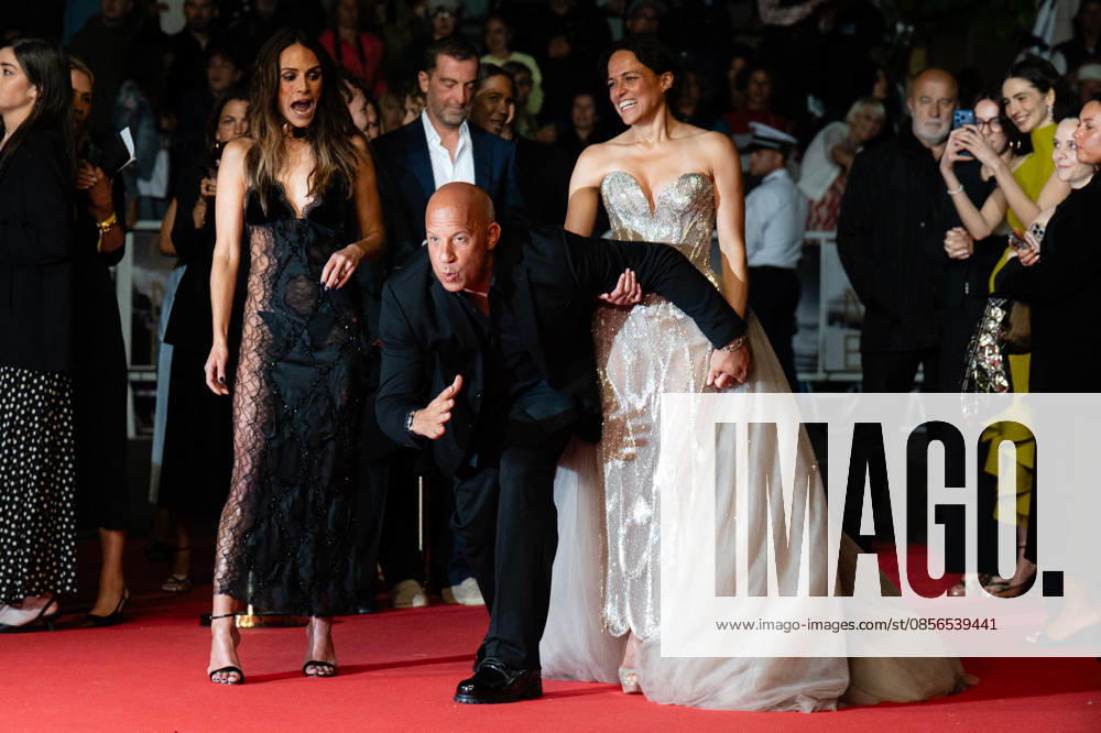 Cannes - The Fast And The Furious Screening LZ Jordana Brewster, Vin Diesel and Michelle Rodriguez attending the The Fast And The Furious screening during the 79th annual Cannes Film Festival at Palais des Festivals on May 13, 2026 in Cannes, France. Photo by Laurent Zabulon ABACAPRESS.COM