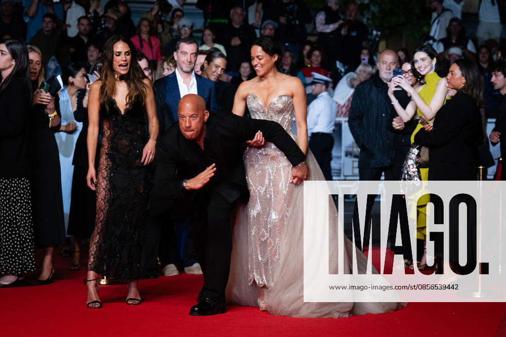 Cannes - The Fast And The Furious Screening LZ Jordana Brewster, Vin Diesel and Michelle Rodriguez attending the The Fast And The Furious screening during the 79th annual Cannes Film Festival at Palais des Festivals on May 13, 2026 in Cannes, France. Photo by Laurent Zabulon ABACAPRESS.COM