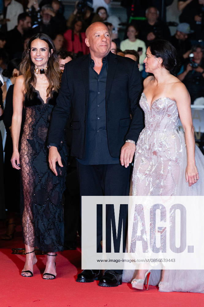 Cannes - The Fast And The Furious Screening LZ Jordana Brewster, Vin Diesel and Michelle Rodriguez attending the The Fast And The Furious screening during the 79th annual Cannes Film Festival at Palais des Festivals on May 13, 2026 in Cannes, France. Photo by Laurent Zabulon ABACAPRESS.COM