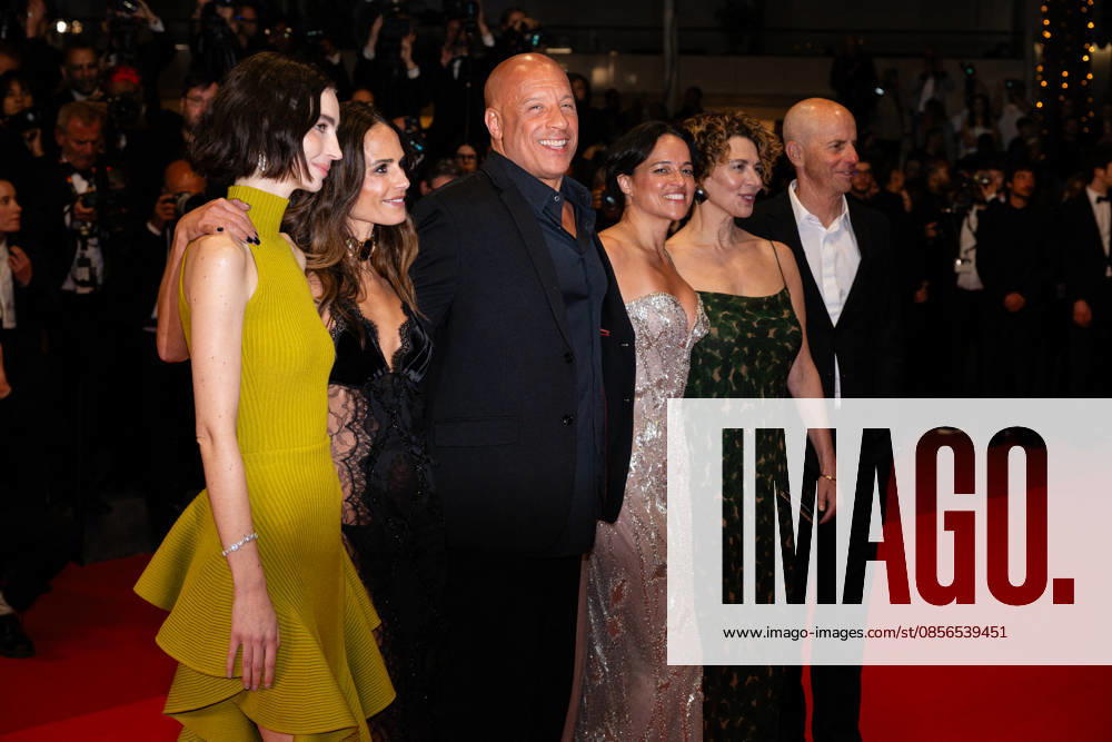 Cannes - The Fast And The Furious Screening LZ Meadow Walker, Jordana Brewster, Vin Diesel, Michelle Rodriguez, Dame Donna Langley and Neal H. Moritz attending The Fast And The Furious screening during the 79th annual Cannes Film Festival at Palais des Festivals on May 13, 2026 in Cannes, France. Photo by Laurent Zabulon ABACAPRESS.COM Cannes