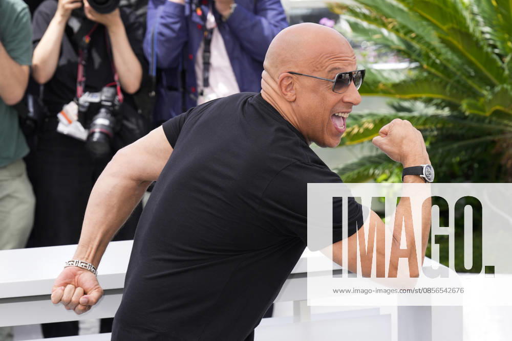 Vin Diesel poses during The Fast And The Furious photocall at the 79th annual Cannes Film Festival at Palais des Festivals on May 13, 2026 in Cannes, France. The Fast And The Furious Photocall - The 79th Annual Cannes Film Festival Cannes France - ZUMAs197 20260513_aaa_s197_238