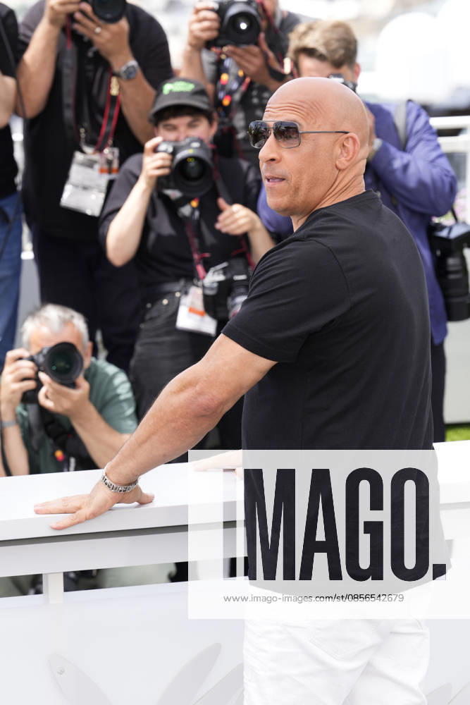 Vin Diesel poses during The Fast And The Furious photocall at the 79th annual Cannes Film Festival at Palais des Festivals on May 13, 2026 in Cannes, France. The Fast And The Furious Photocall - The 79th Annual Cannes Film Festival Cannes France - ZUMAs197 20260513_aaa_s197_241
